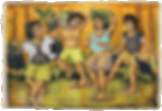 Niños van a la fiesta de Lluak+