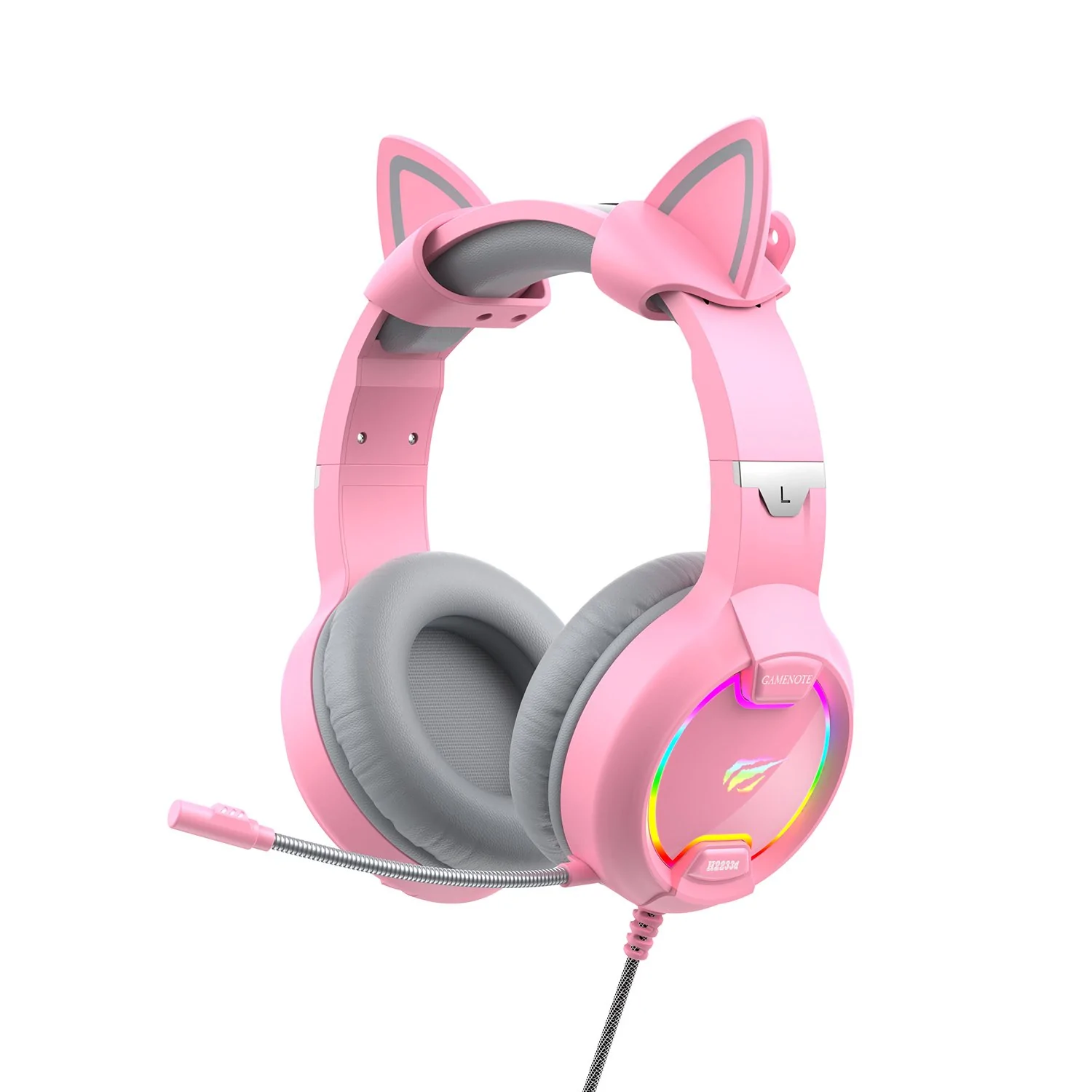 Headphone HV-H2233D Gaming Rosado (T)