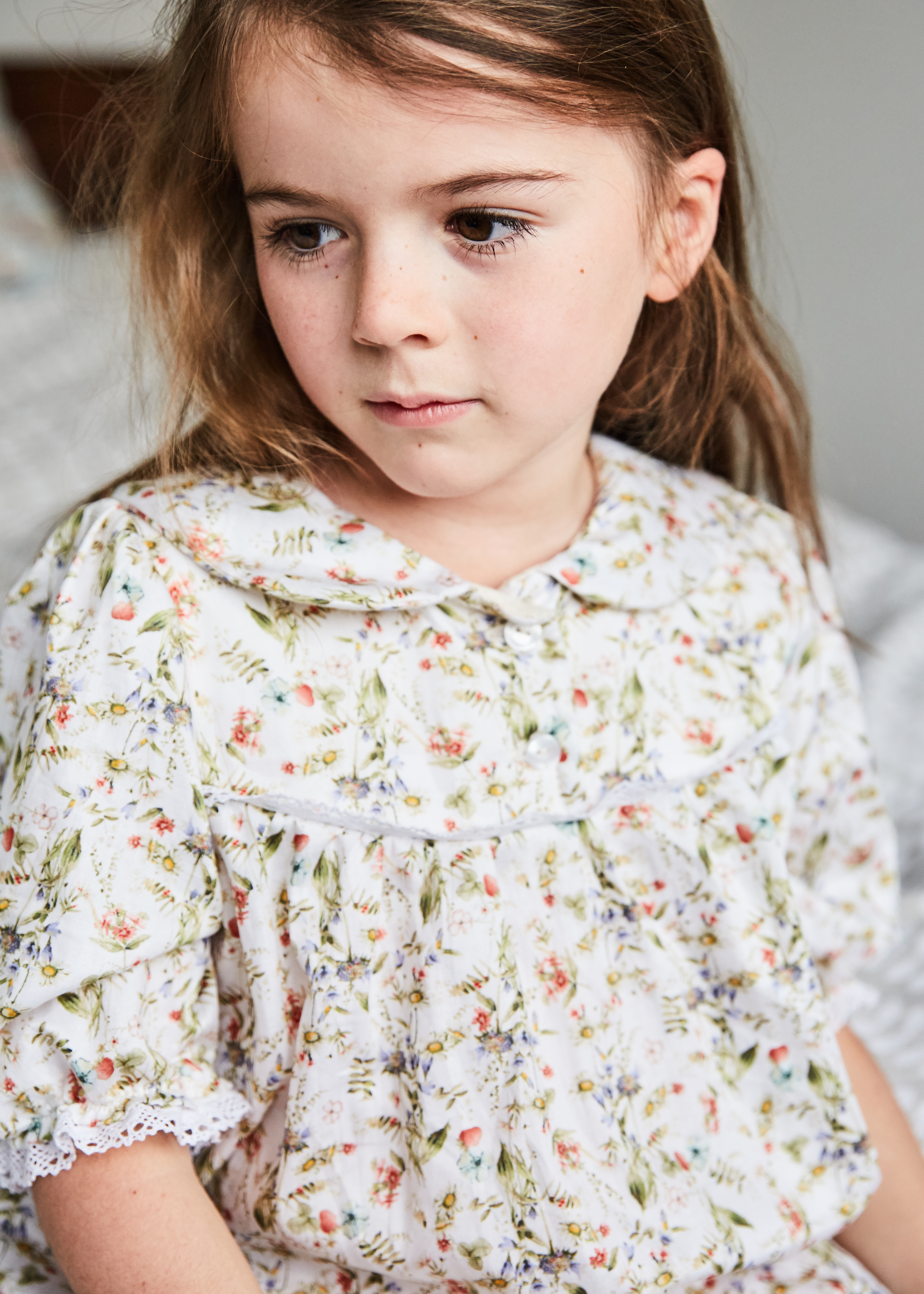 Nightie in Liberty wild flowers