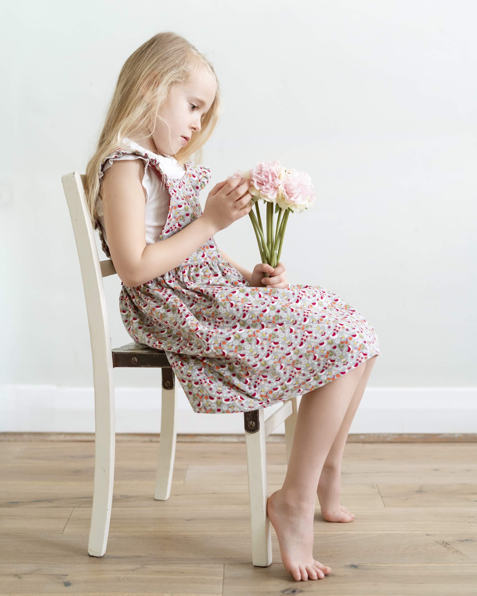 V Back Ruffle dress