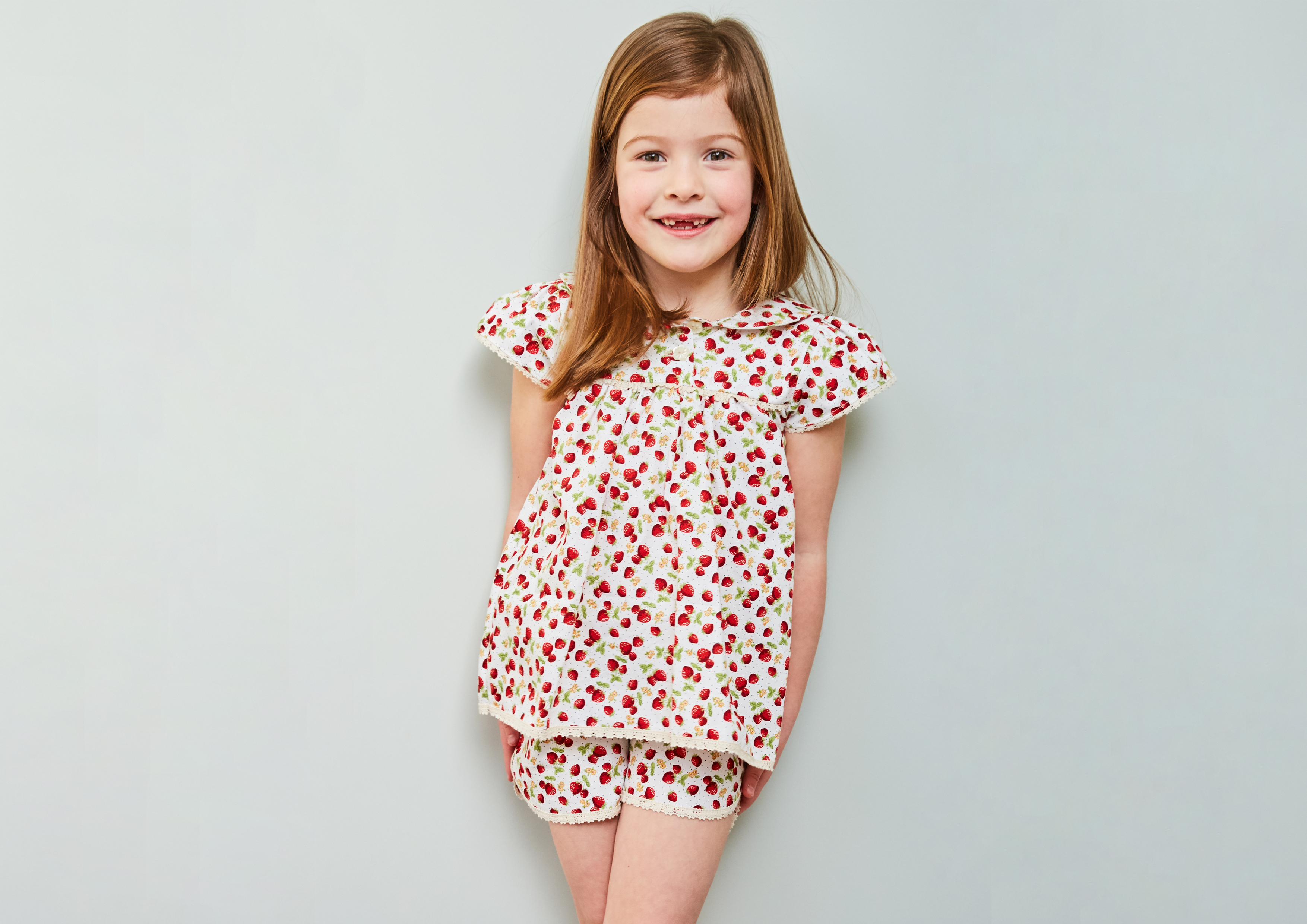 Pretty PJ's in Strawberry print