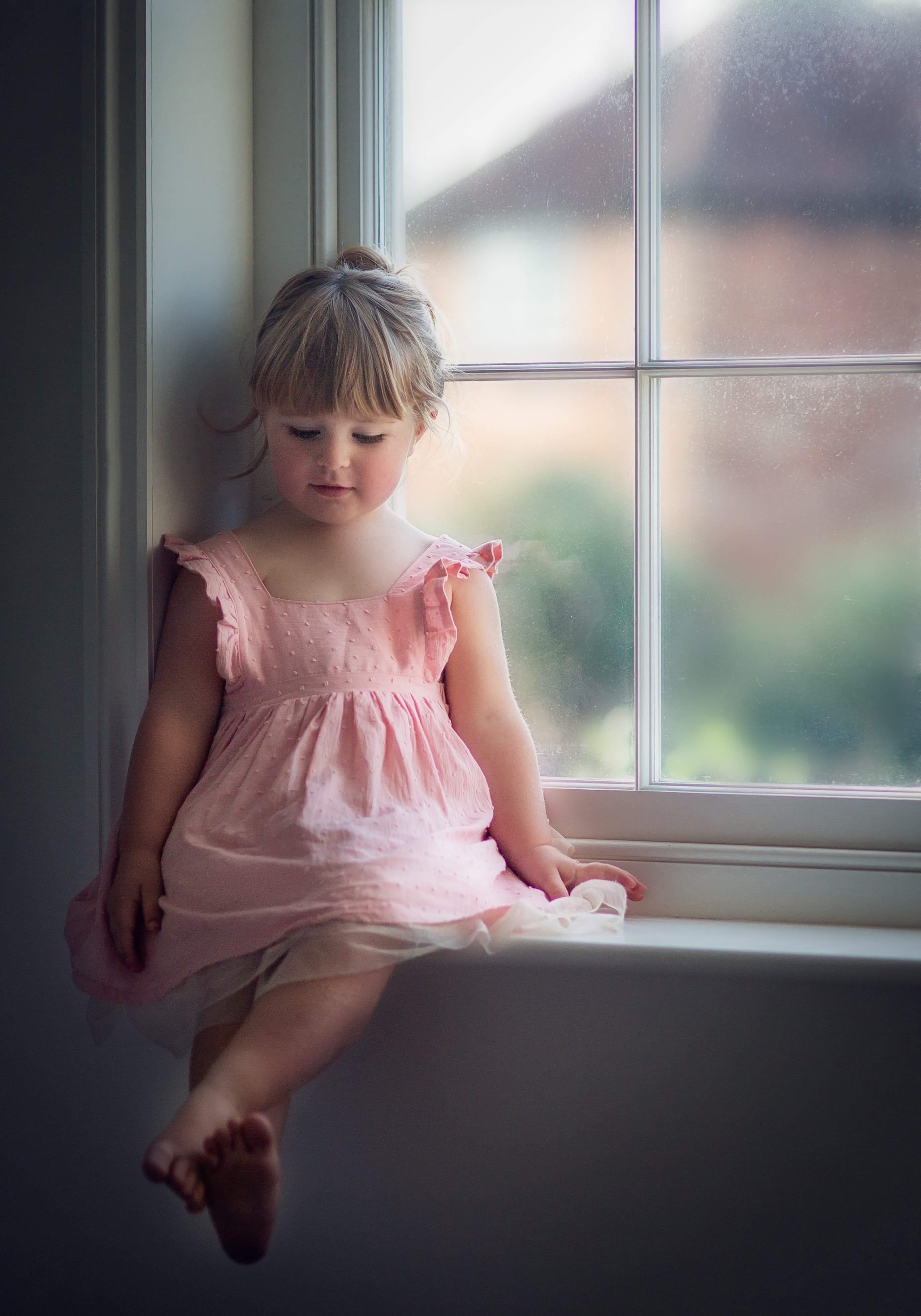 Ruffle V Back Dress