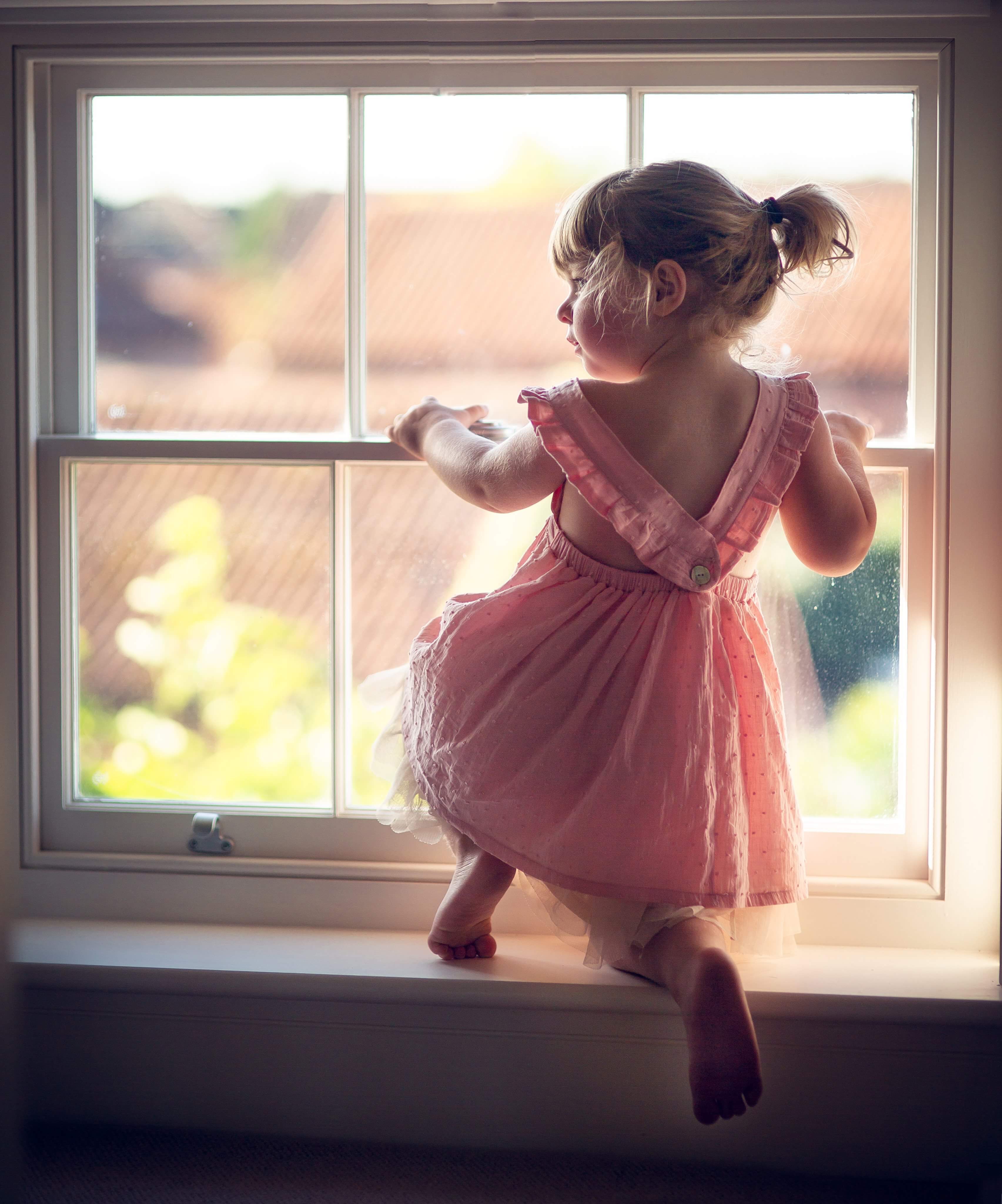 Ruffle V Back Dress