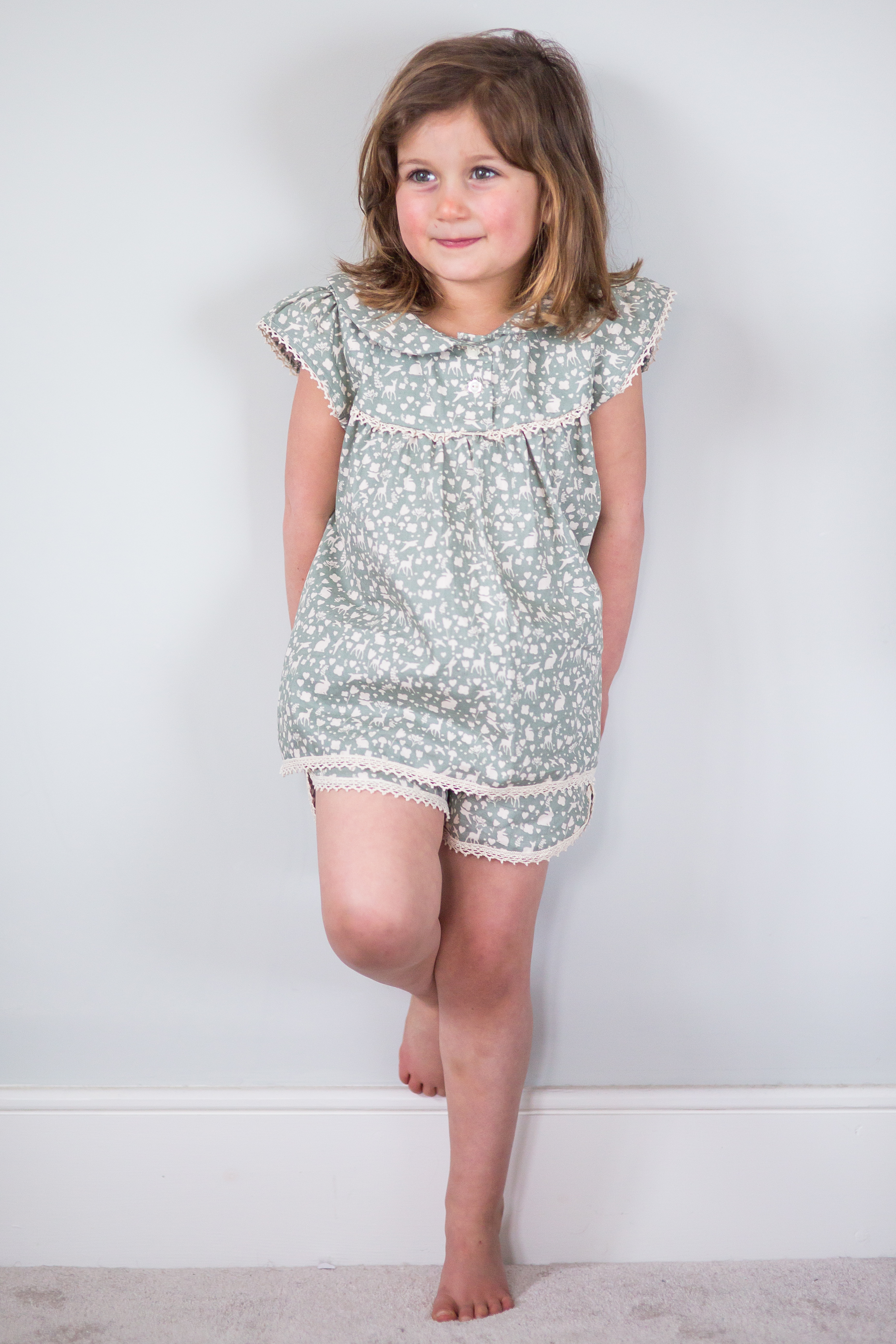 Pretty PJ's in Olive fauna