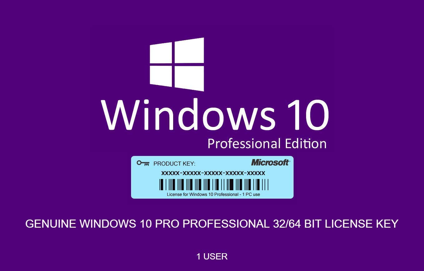 Clave Windows 10 Profesional - Multi-idioma/region - 64bits