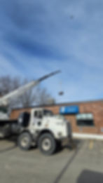 craning generator over building