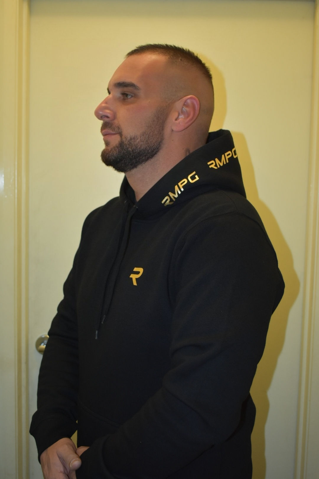 RmpG Gold Feature Hoodie - Stencil As Color Hoodie