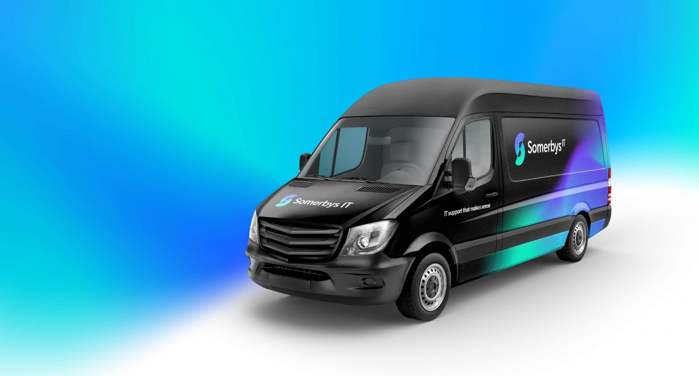 Somerbys IT branded van