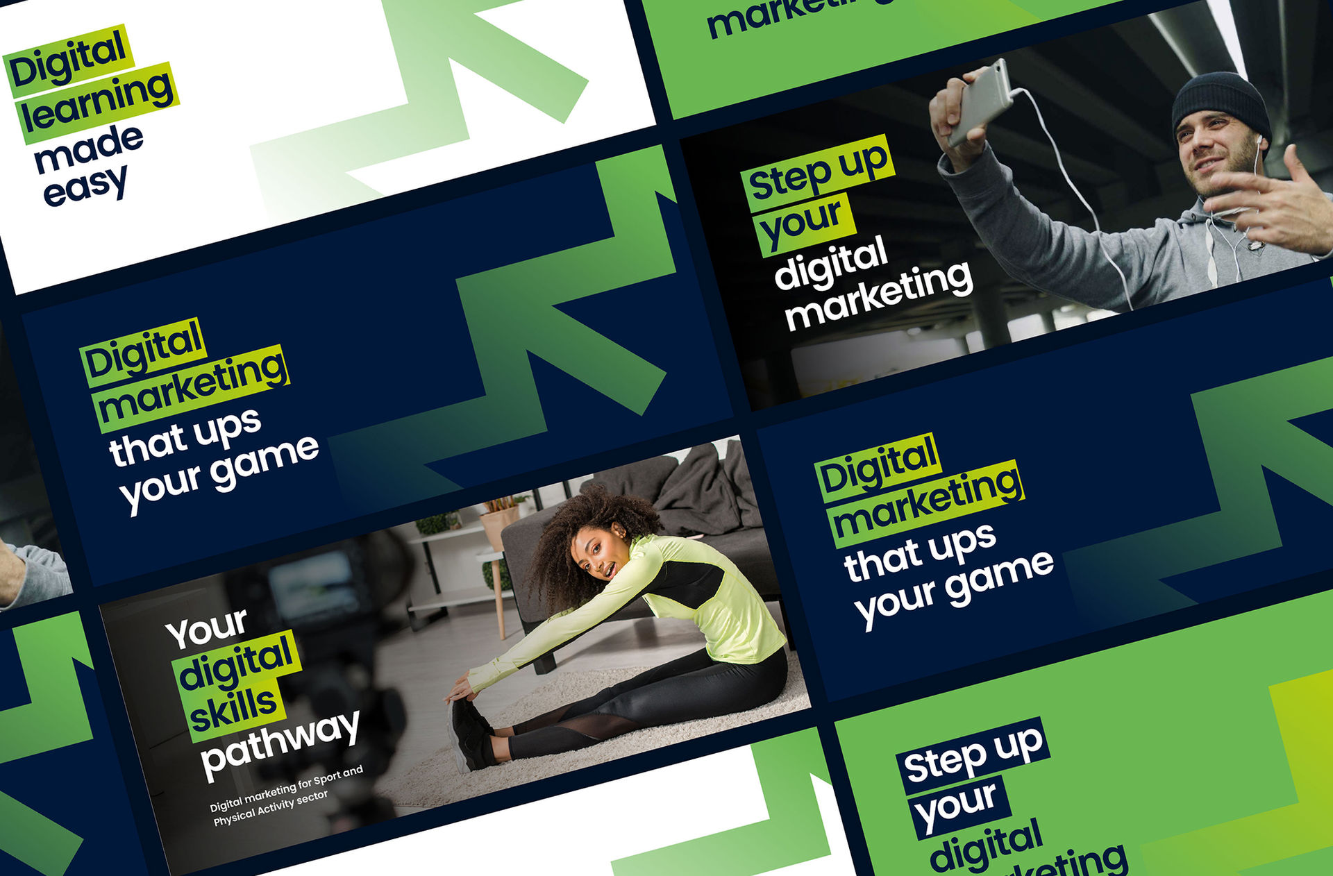 CIMSPA Digital Marketing Hub branded slides