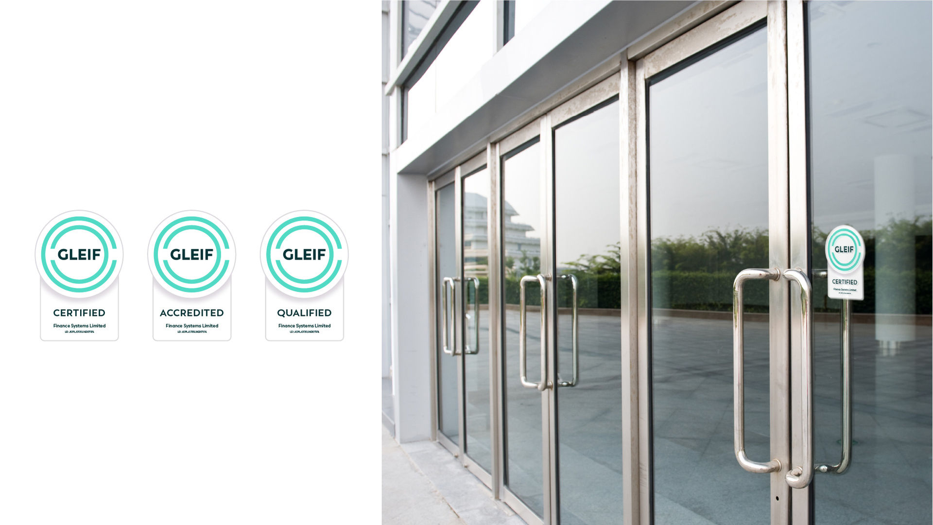 GLEIF accreditation badges