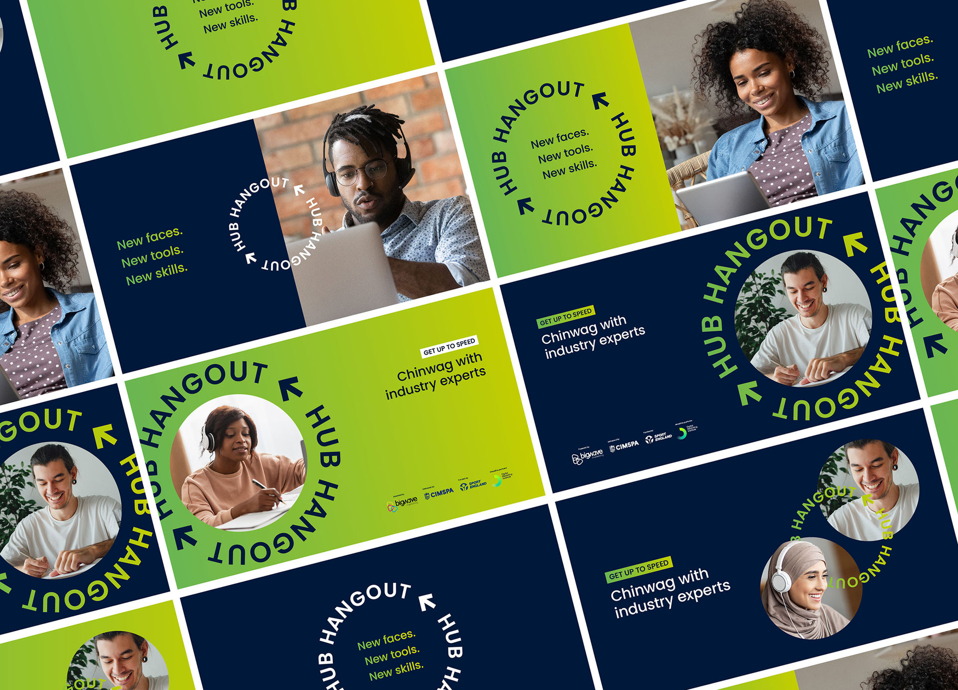 CIMSPA Digital Marketing Hub branded slides