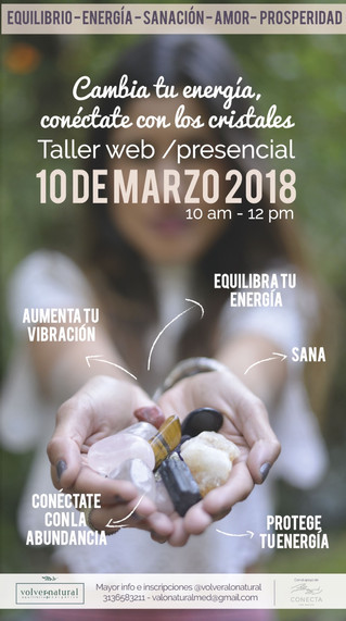 Conéctate con los cristales