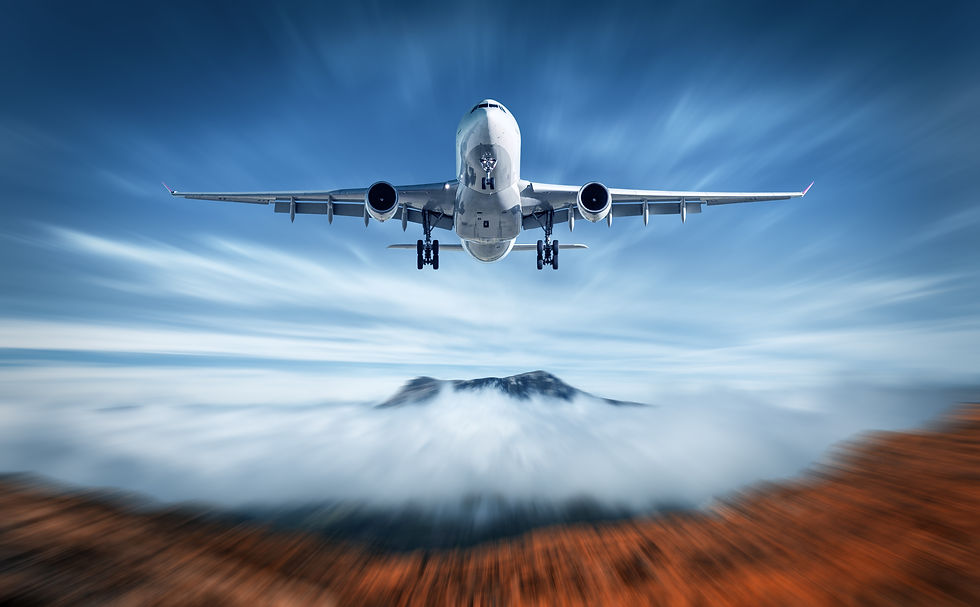 The physics of high-altitude glideslope intercepts and approach procedures in mountainous terrain