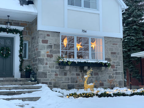 a house with the number 754 on the side of it