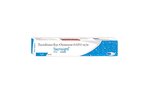 Tacrolimus 0.03% eye ointment