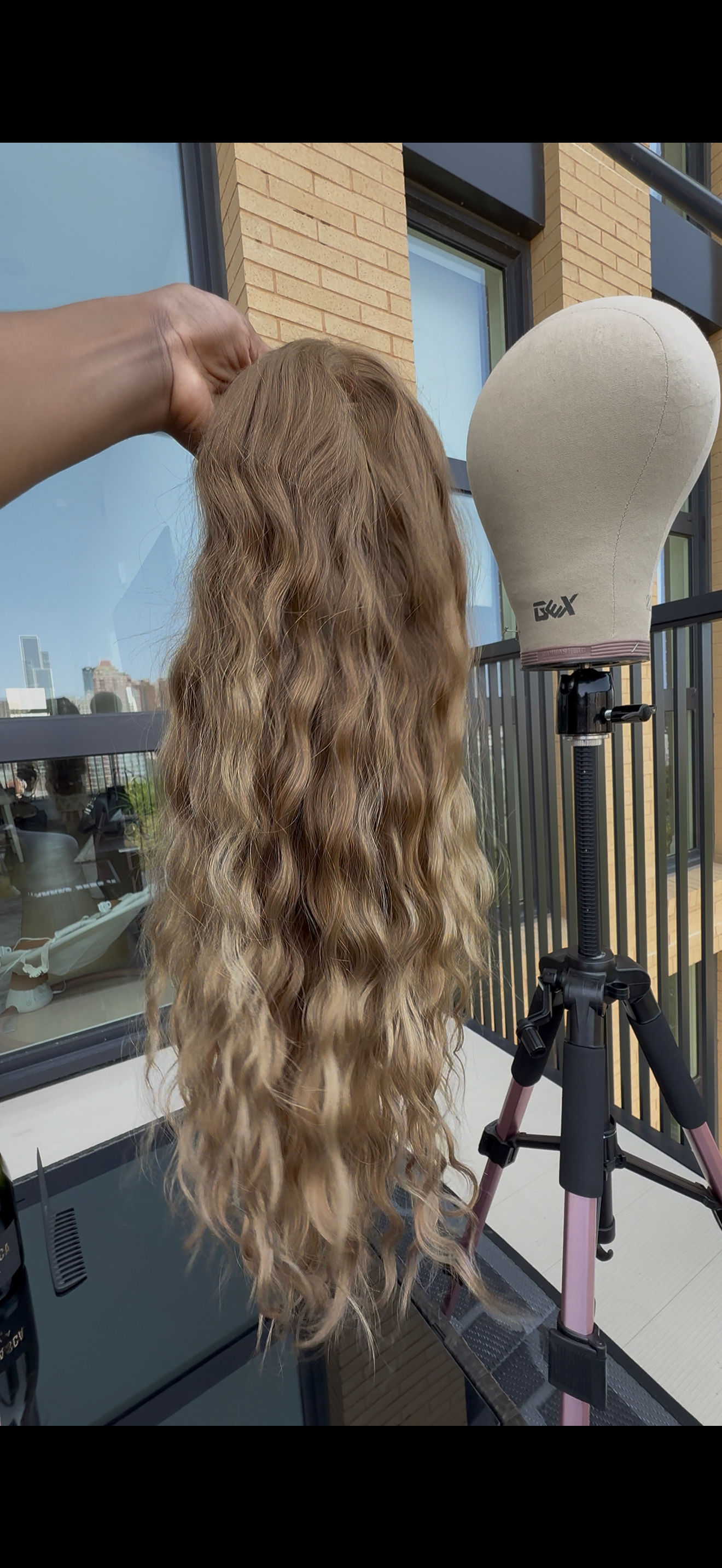 20” Mocha Honey Blonde HD Lace Wig