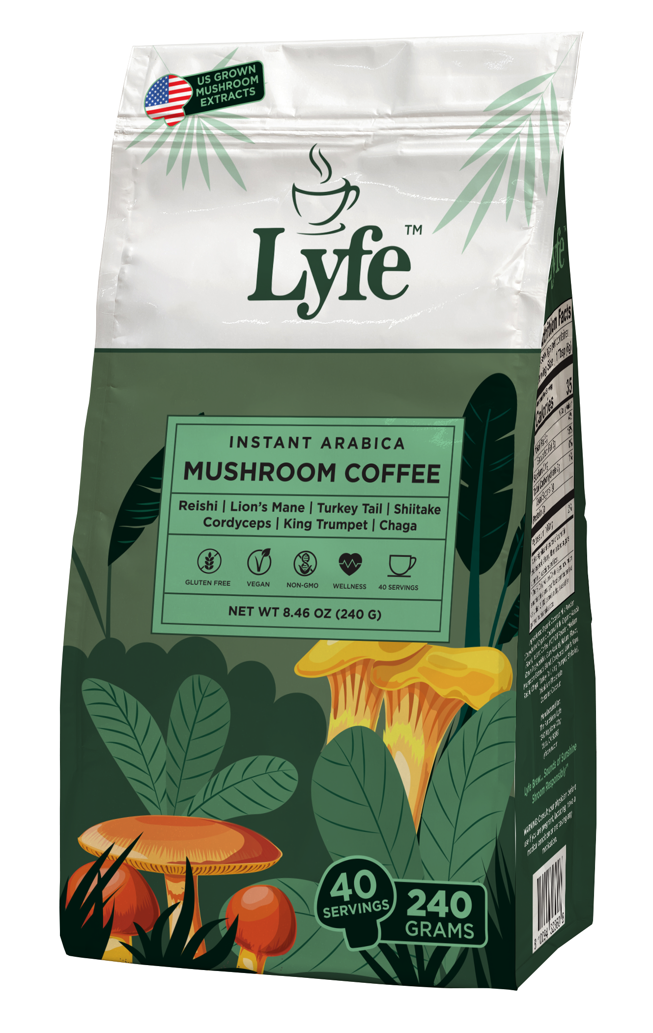 Lyfe Brew Mushroom Coffee