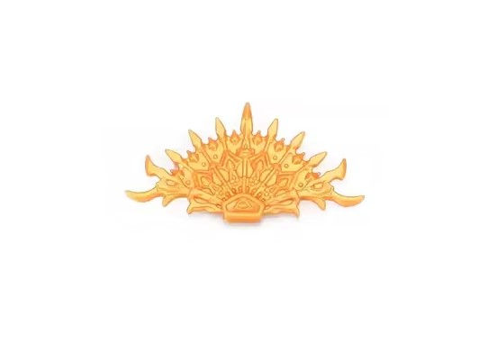 Gold Knives Fan Hand Weapon F for Army Knight soldier