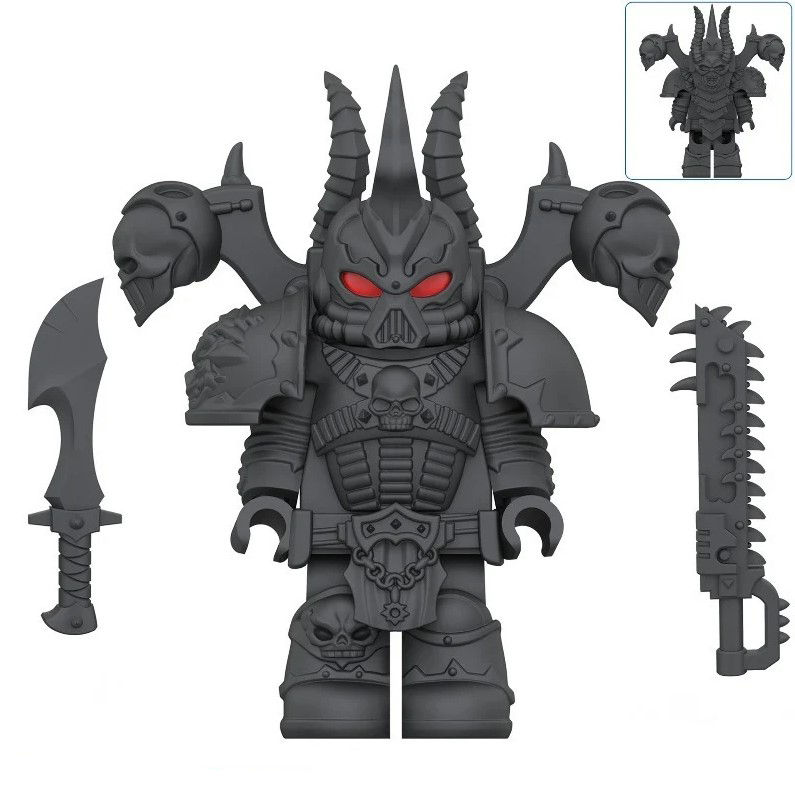 Chaos Space Marine V2 Warhammer 40k game Minifigure