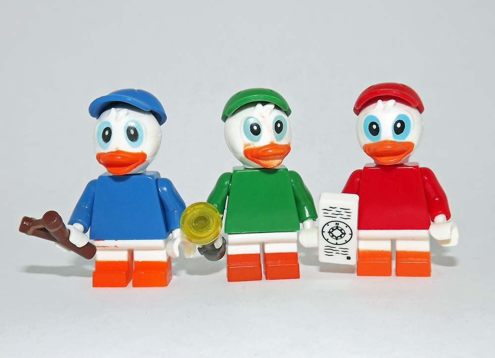 Huey, Dewey and Louie set Donald Duck Disney cartoon Minifigure