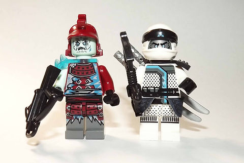 Zane and Blizzard Archer Ninjago set of 2 Minifigures