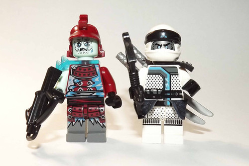 Zane and Blizzard Archer Ninjago set of 2 Minifigures