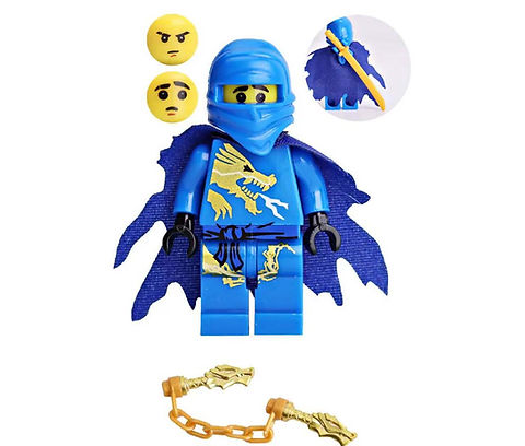 Jay Ninjago DX Dragon Suit Minifigure | minifigureoutlet