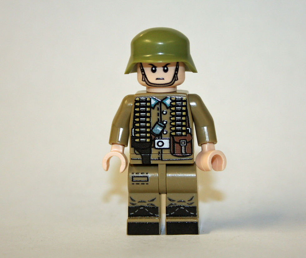 German WW2 Afrika Korps Desert Theater Ammo B Minifigure