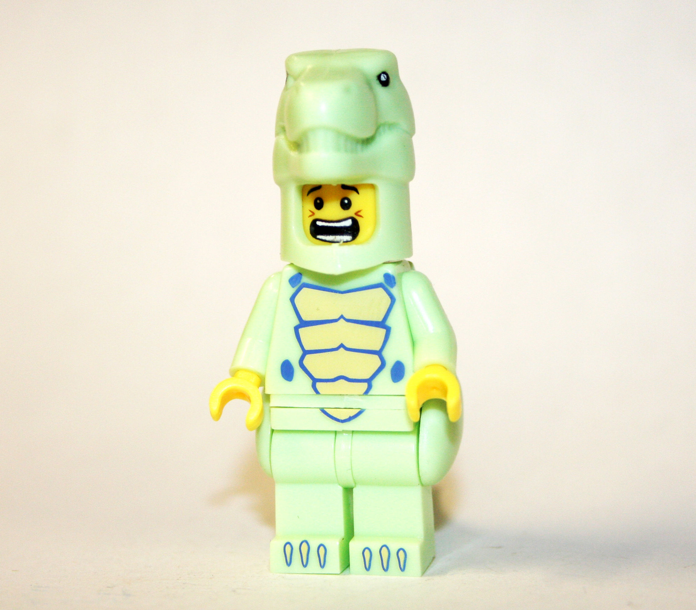 Boy in Green T-Rex Dinosaur suit Minifigure
