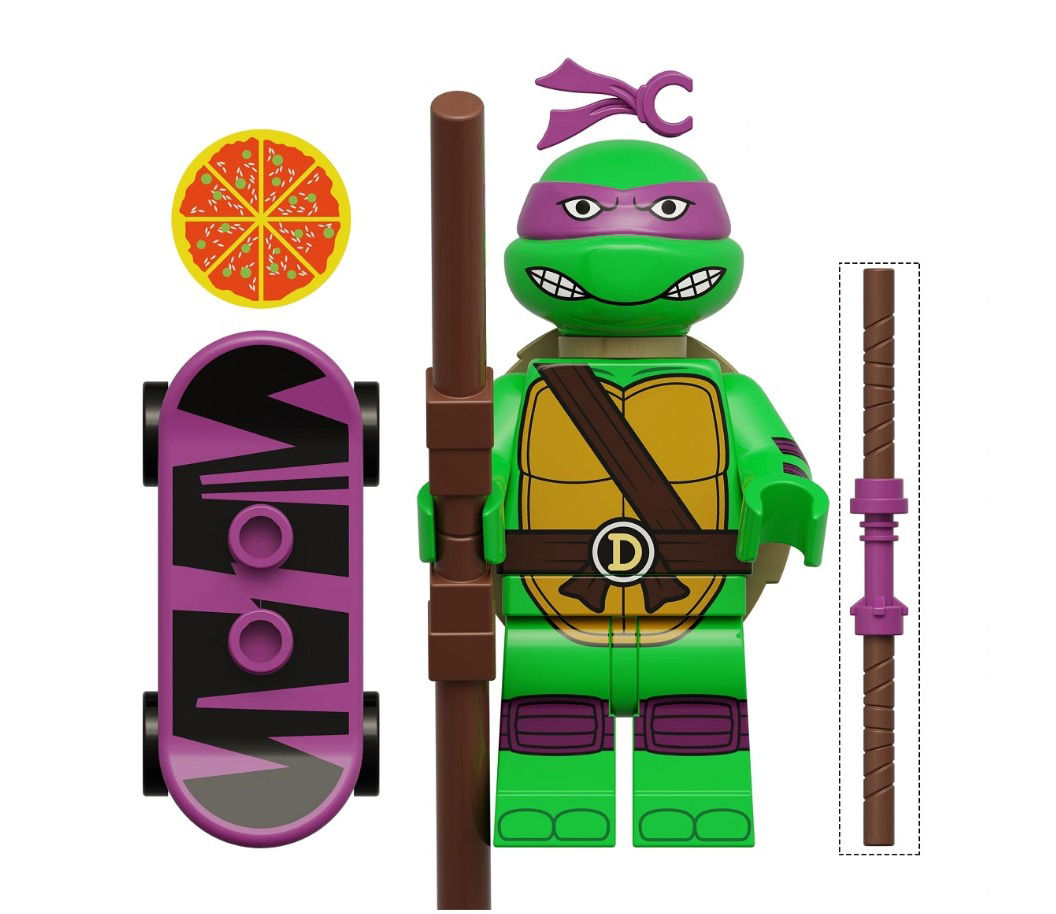 Donatello TMNT Cartoon Minifigure