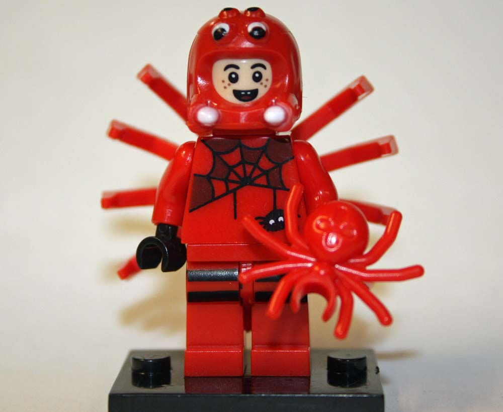 Spider Boy Mascot cartoon Minifigure