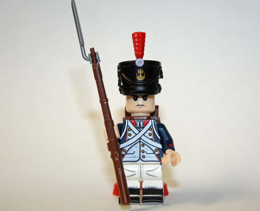 French Infantry Napoleonic War Waterloo Soldier Minifigure