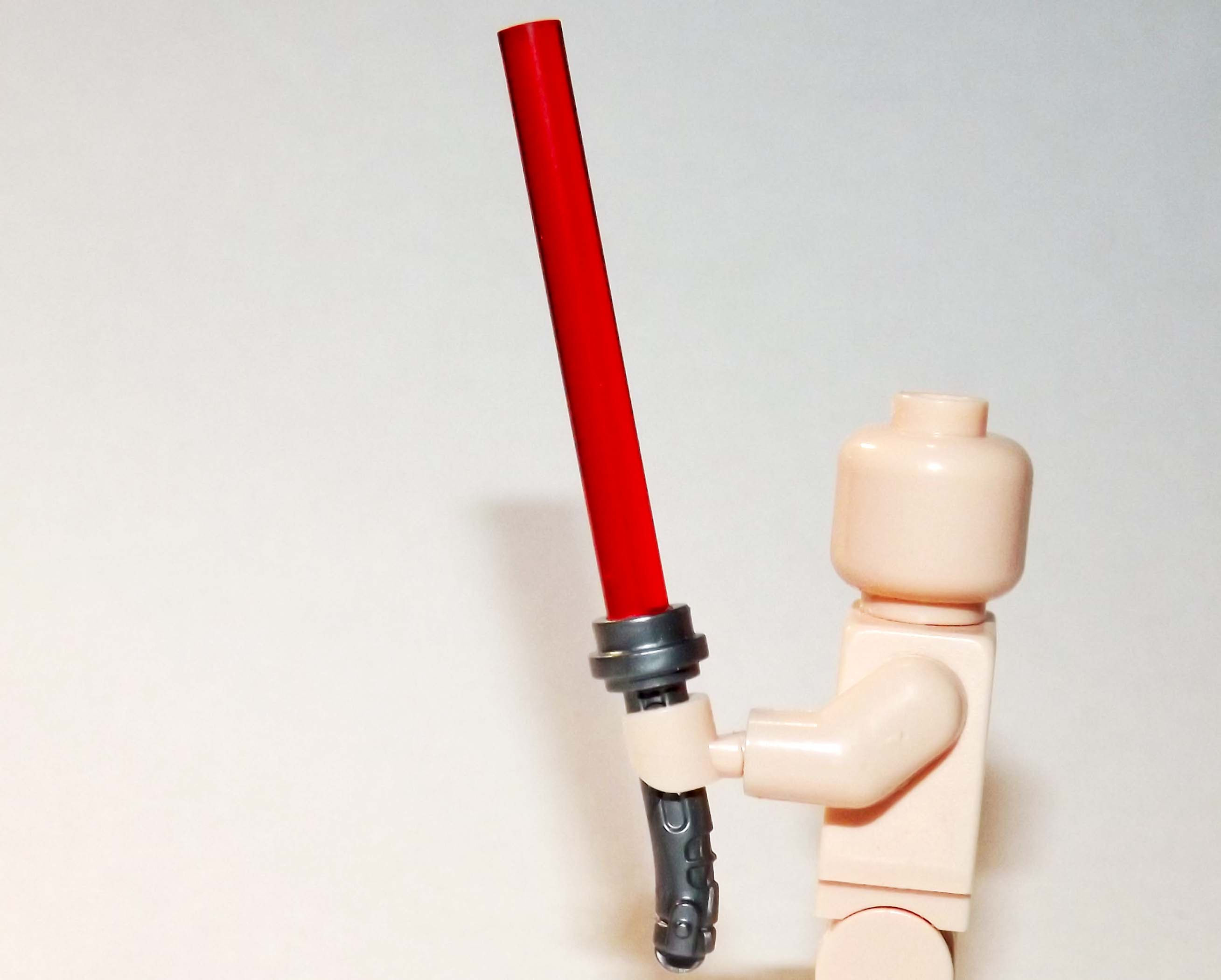 Red Lightsaber Sith Jedi Star wars for minifigure