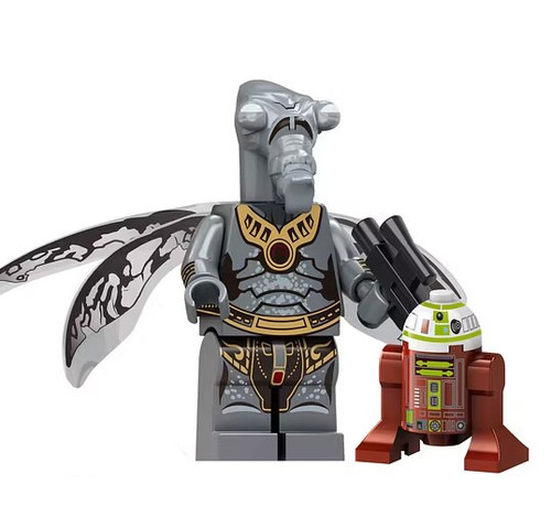 Geonosian Zombie V2 with droid Star Wars Minifigure | minifigureoutlet