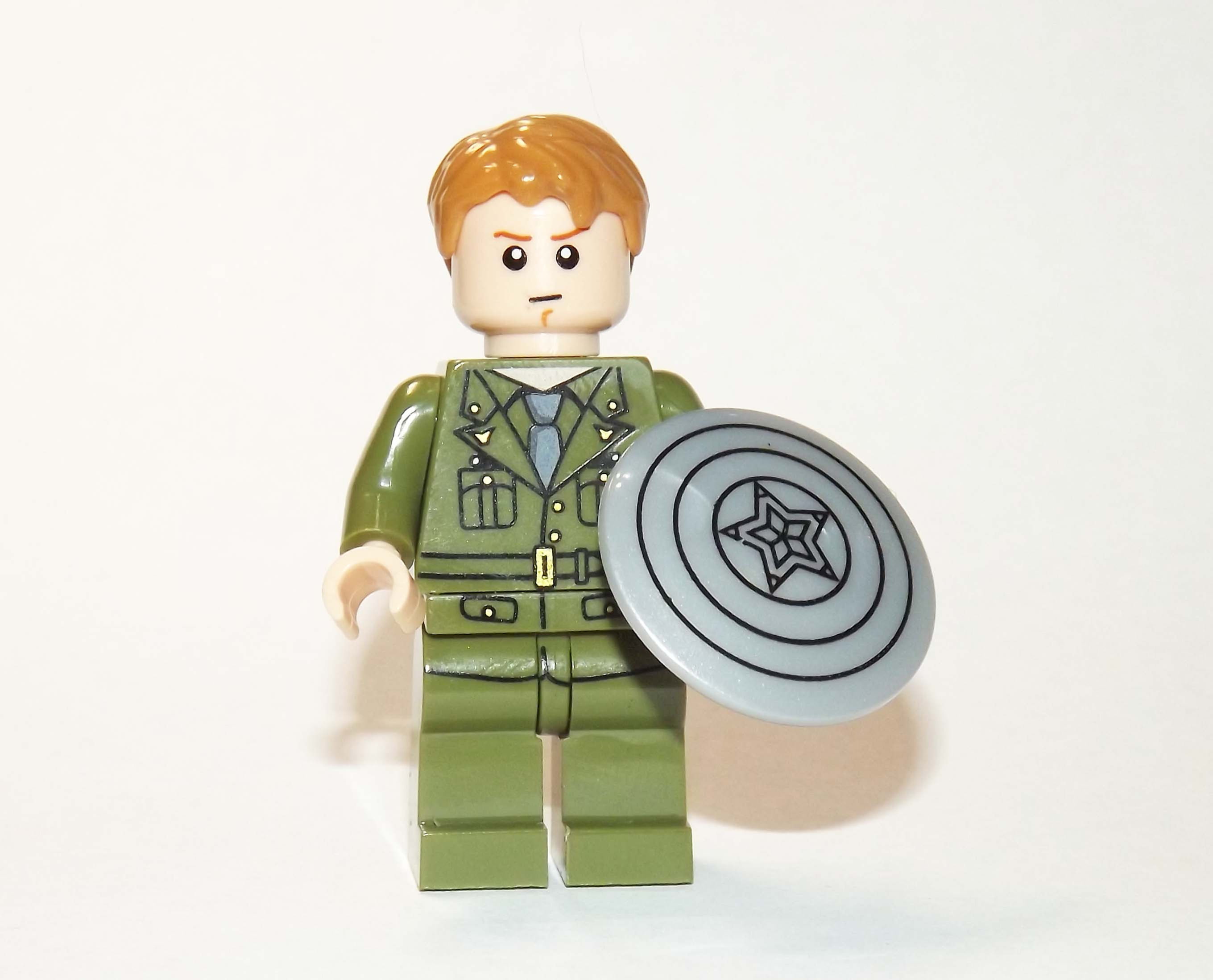 Captain America Steve Rogers WW2 Uniform Minifigure