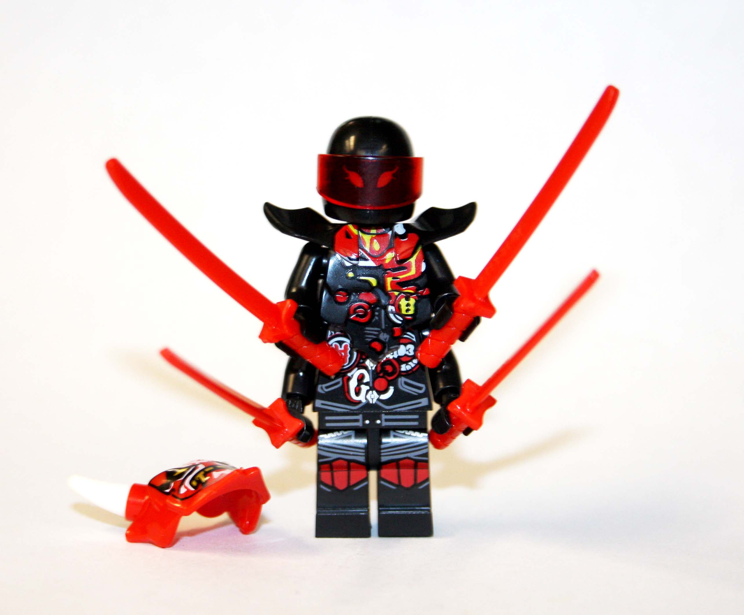 Mr E with Oni Mask of Vengeance Ninjago  Minifigure