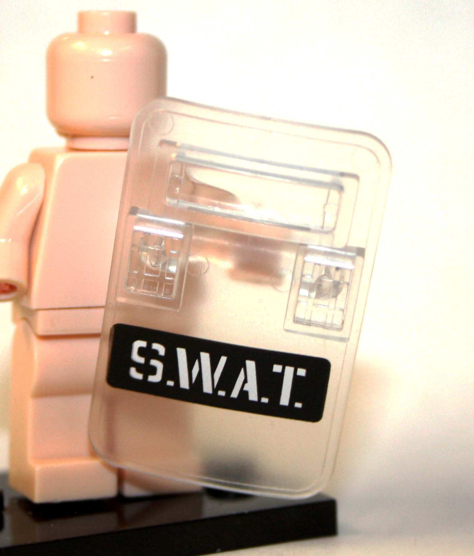 SWAT RIOT Police Shield for Minifigure