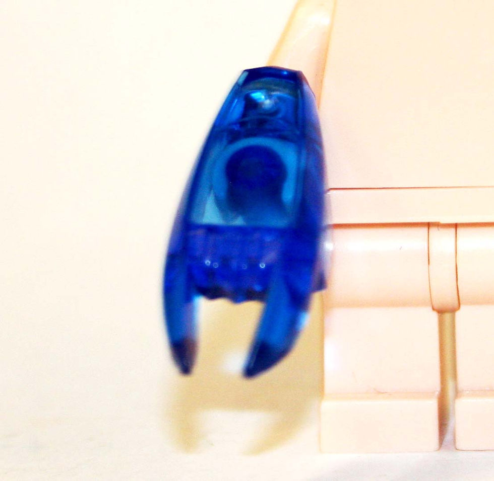 Clear blue Claw Weapon Army minifigure