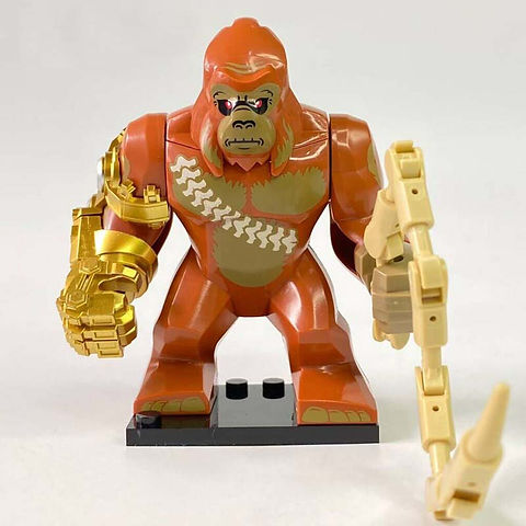 Orangatang Gold Arm Gorilla BIG Jungle animal Minifigure
