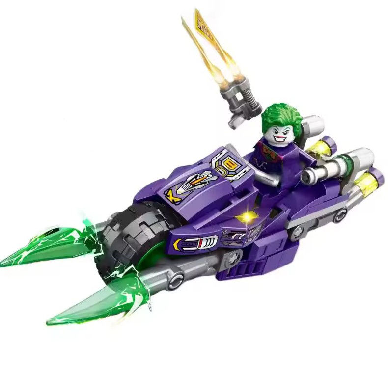 Joker with Joker Cycle machine Minifigure set