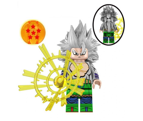 Son Goku Grey Hair Dragon Ball Super Z WM Minifigure