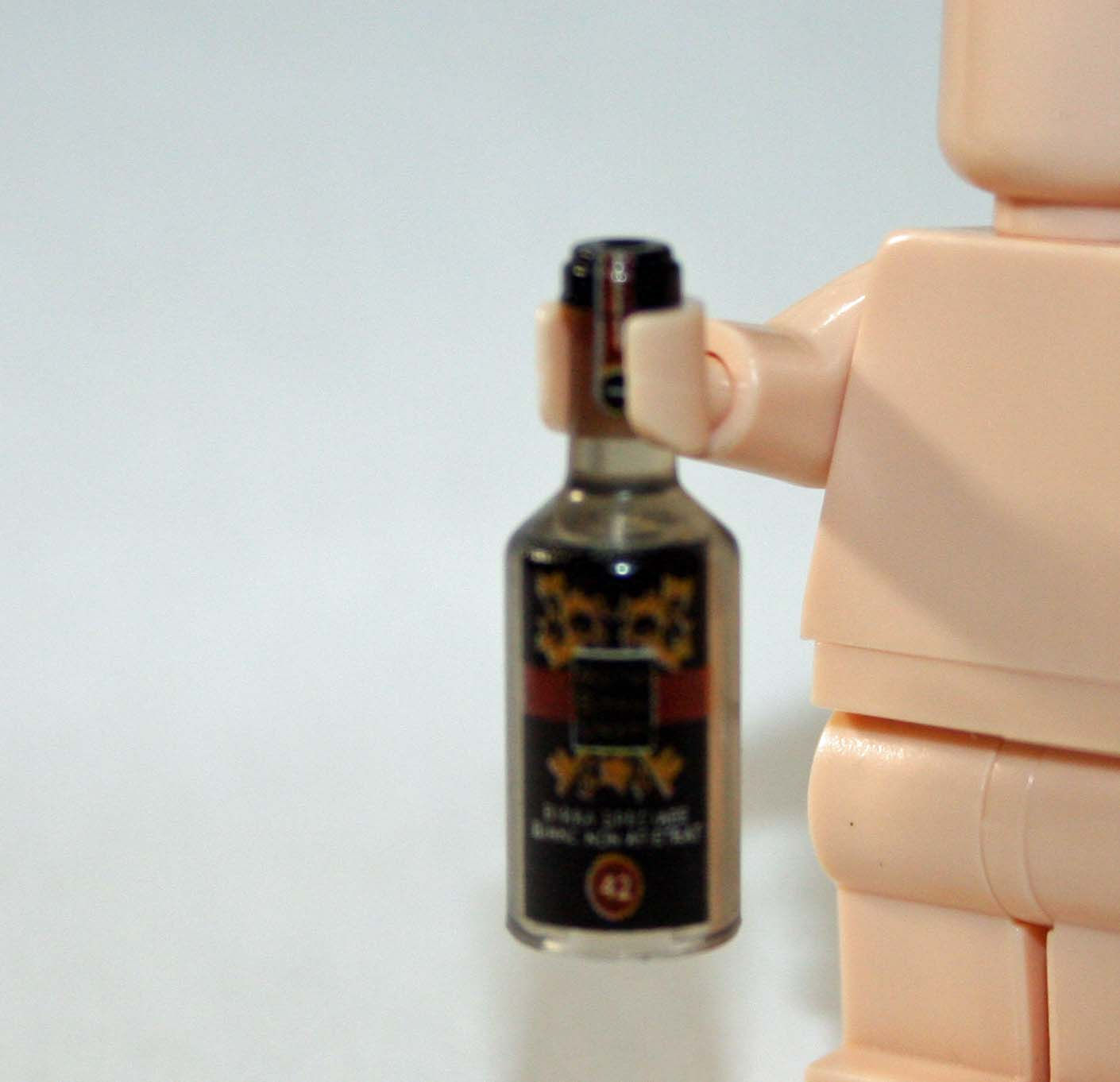 Whisky Alcohol bottle for minifigures