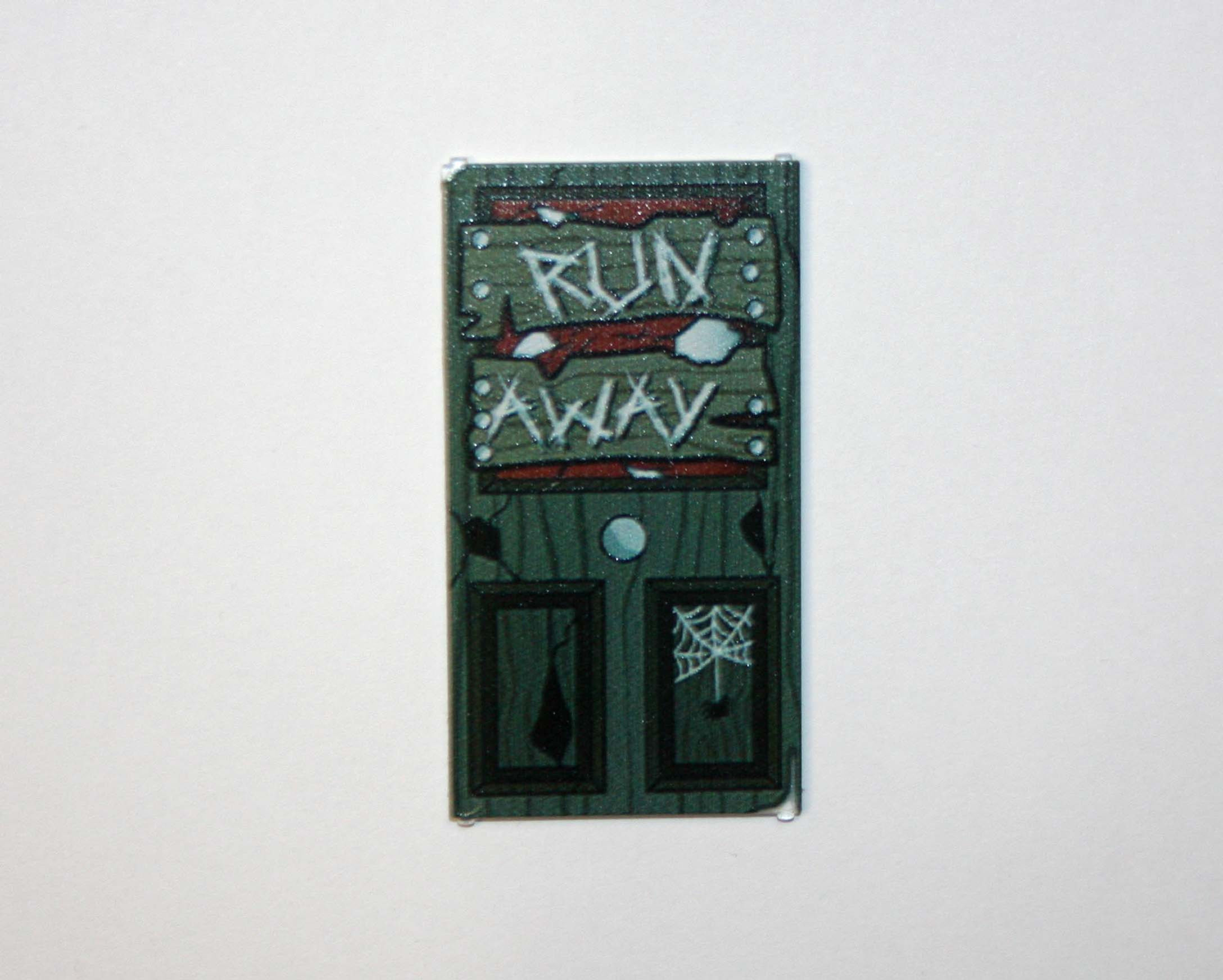 Haunted House Horror Wooden door piece