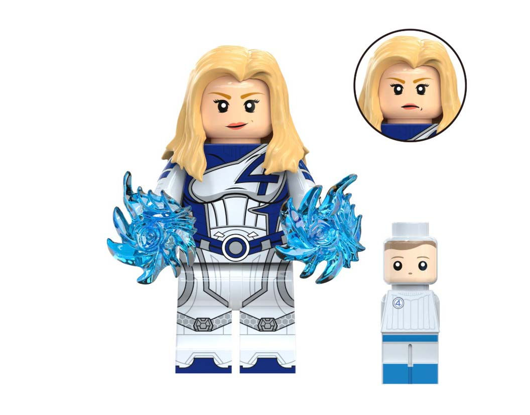 Invisible Woman The Fantastic Four First Steps with baby white Minifigure