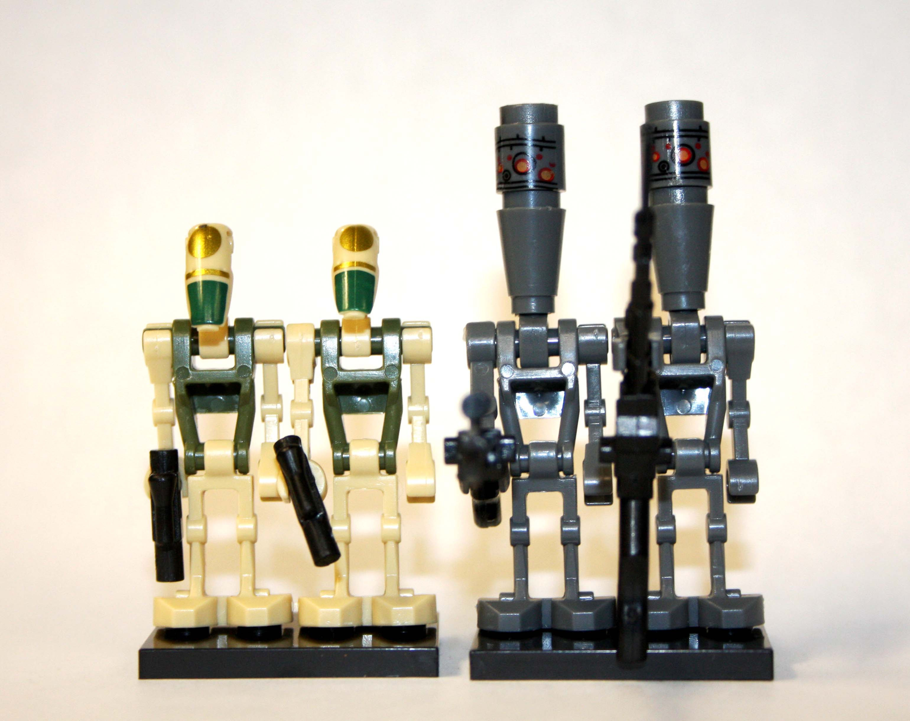 IG-88 Bounty Hunter IG-11 Mandalorian set with Battle Droids Minifigures