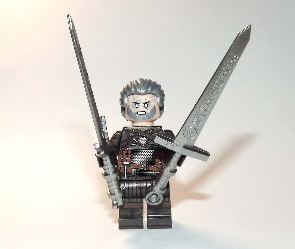 Geralt of Rivia The Witcher Knight Army TV Show Minifigure
