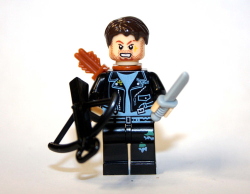 Daryl Dixon v2 The Walking Dead Horror Minifigure | minifigureoutlet