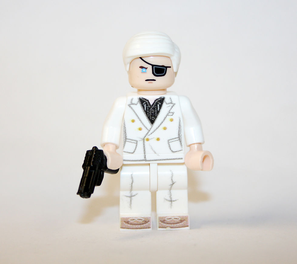 James Bond Villain Thunderball  Action Hero Movie Minifigure