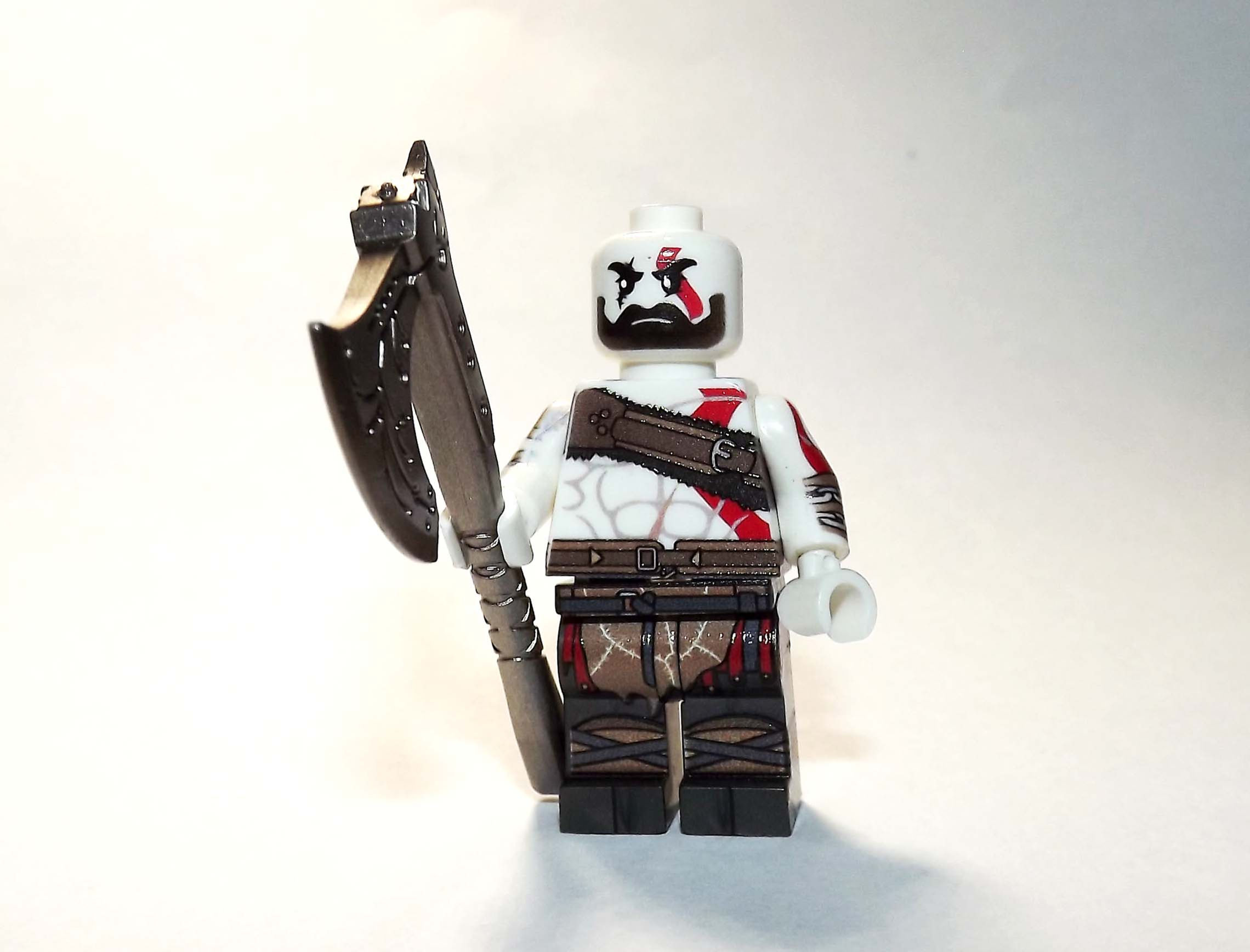 Kratos God of War Deluxe Video Game Minifigure