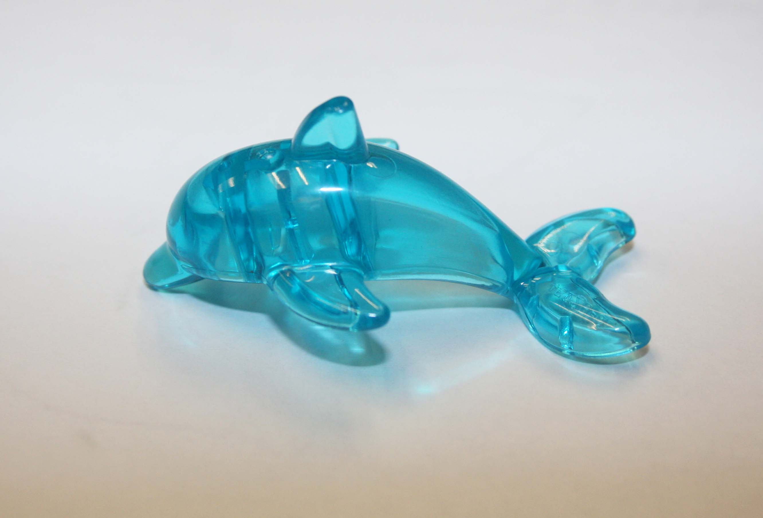 Clear Blue Dolphin animal Fish minifigure